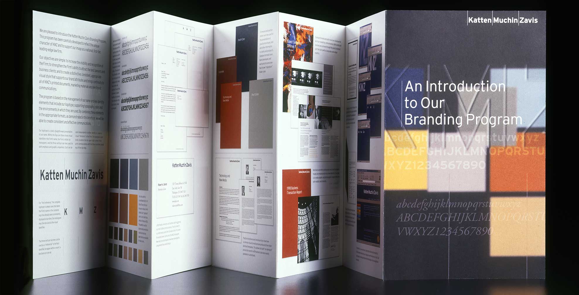 katten-m-zavis_practice-folders-recruiting-bookbranding-brochure.jpg Art Direction by: Bart Crosby, Crosby Associates